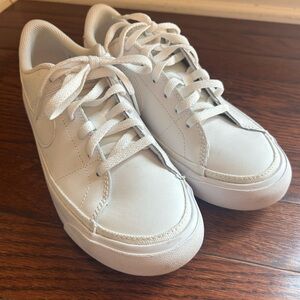 Nike White Classic Low-Top Sneakers